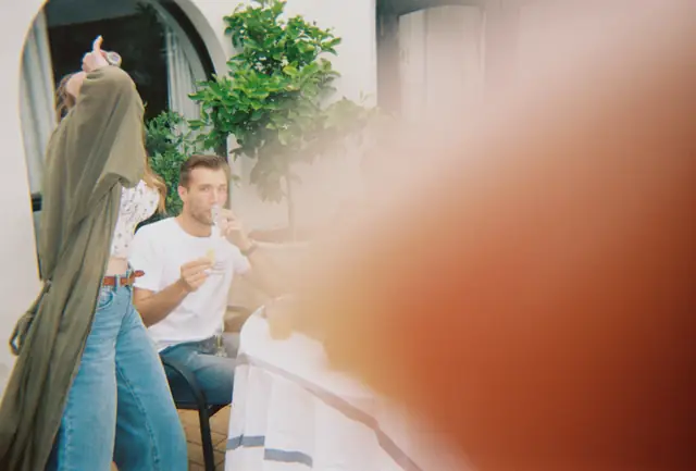 Half the frame lost to a light leak